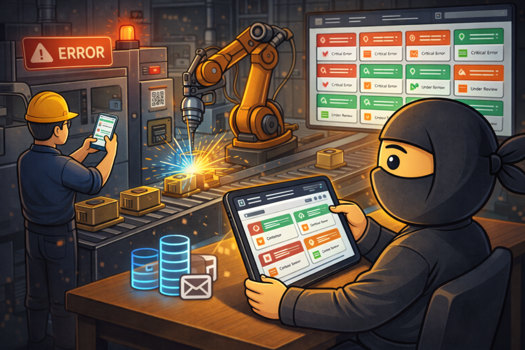 Optymalizacja procesów i raportowania błędów w małej firmie produkcyjnej.